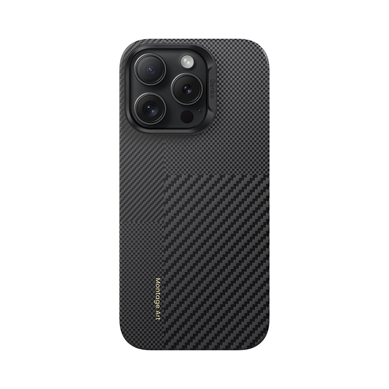 Benks Yeni Seri iPhone 16 Pro Max Magsafe Karbon Fiber Montage ArmorAir Kevlar Kılıf Benks Yeni Seri iPhone 16 Pro Max Magsafe Karbon Fiber Montage ArmorAir Kevlar Kılıf